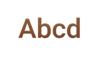 Modern font